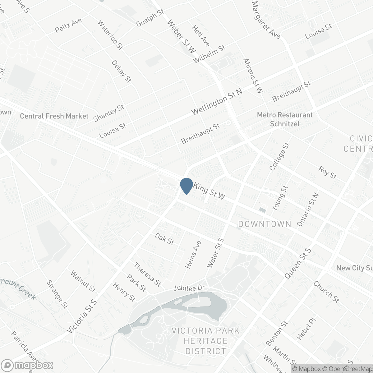 1 VICTORIA Street S Unit# 1903, Kitchener, Ontario N2G 0B5